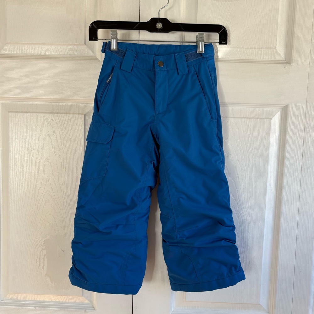 Columbia Ice Slope Pants Blue Snow pants Omni Tech Waterproof Outgrown‎ XXS 4-5